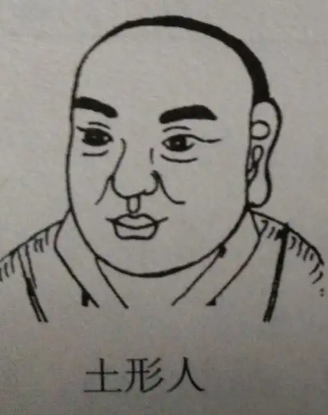 5,土相五行歌敦厚兼清秀又丰,虎眉龟背项如态,平生自是多豪富,位应