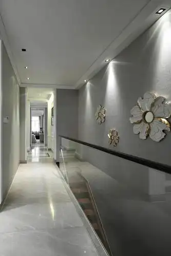 简欧别墅装修走廊图片