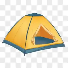 人搭帐篷一起野餐元素pngai手绘创意帐篷场景插画元素pngpsd矢量卡