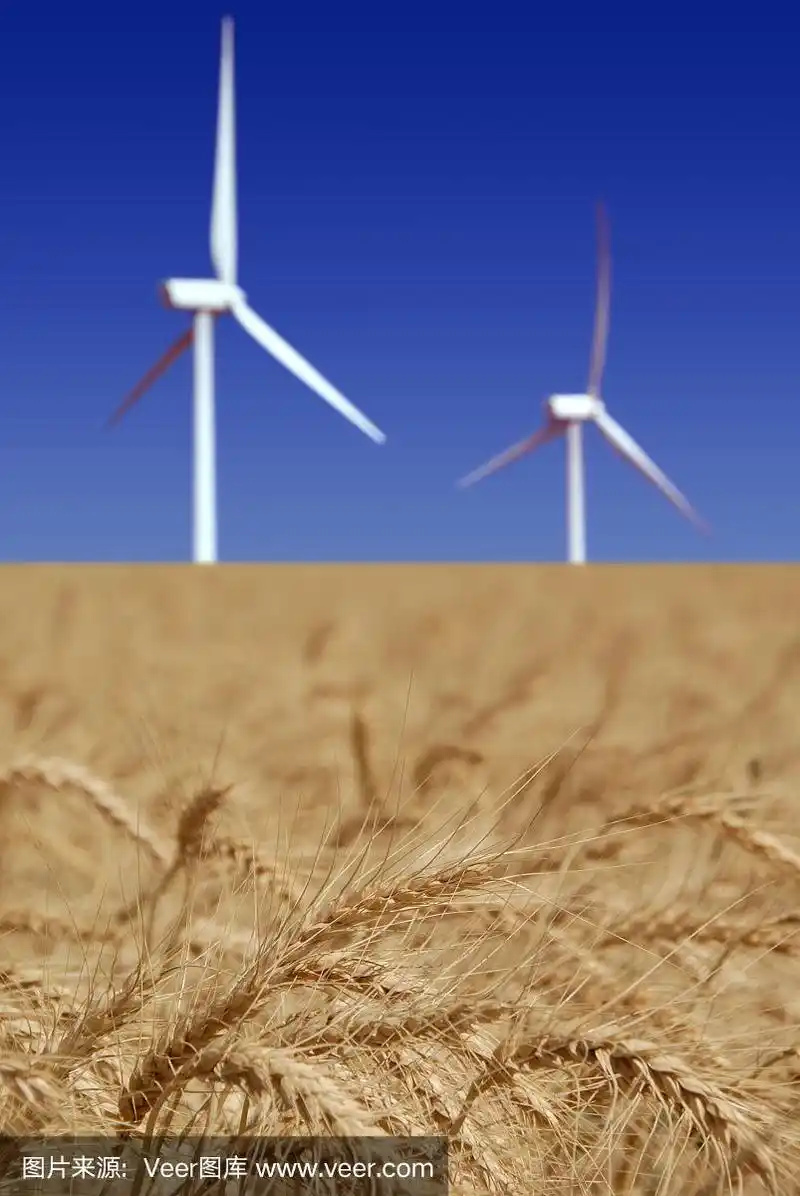 stark white power正在发电风车