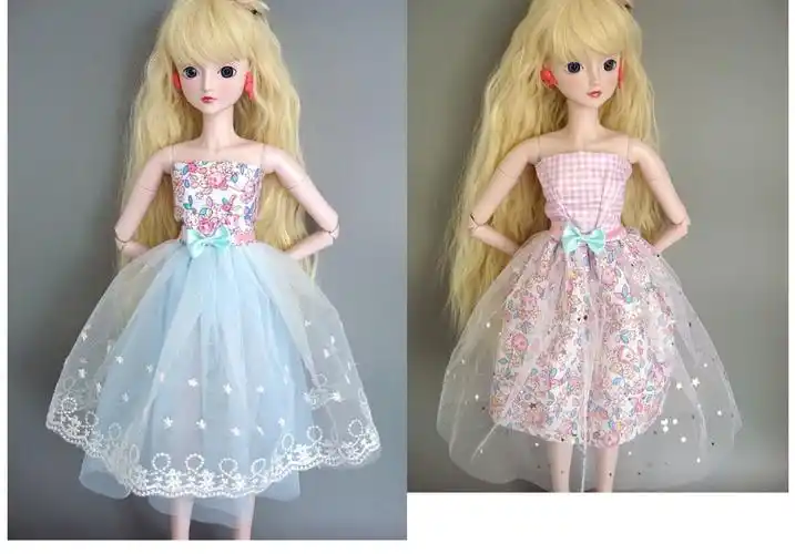 古装娃娃衣服装手工制作时尚芭比娃娃衣服diy材料包做衣服儿童服装