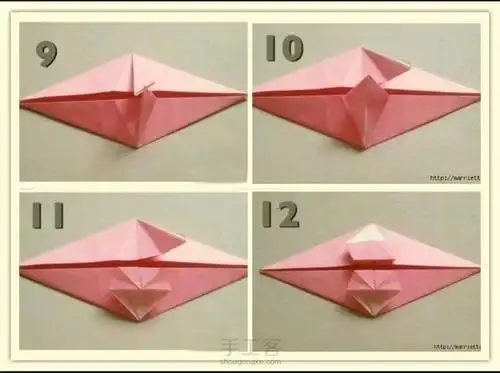 图解 如何折立体雨伞简约版的折纸收缩雨伞 手工折纸大全-蒲城教育