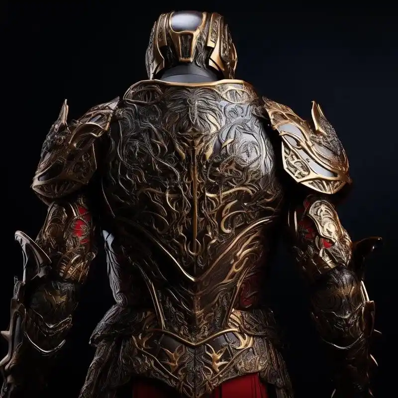 我刚刚设计了一套炫酷的黑色钢铁侠战衣,现 - 抖音