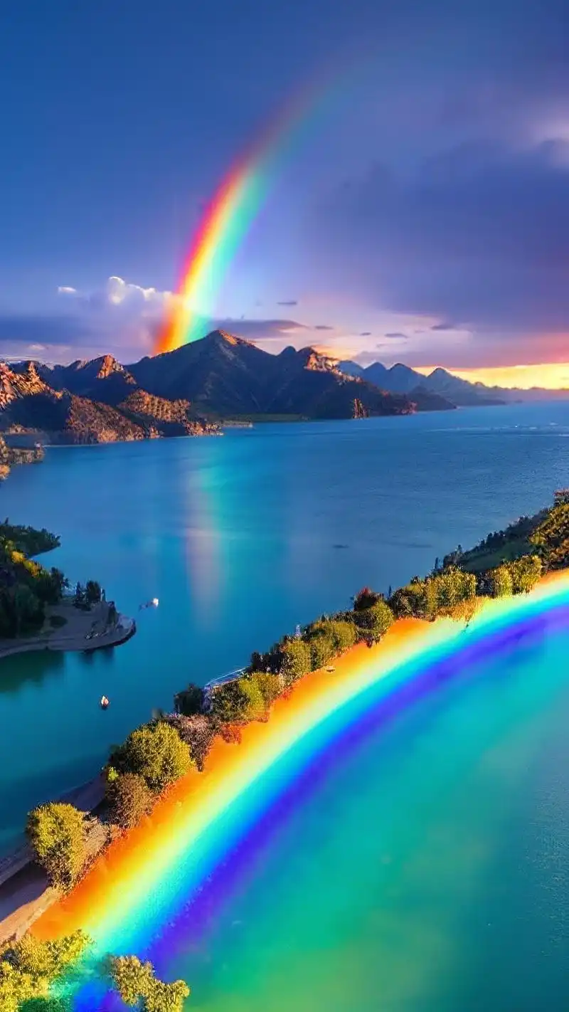 96改变运气的彩虹手机壁纸92 宝宝们,想要改变自己的运气吗?