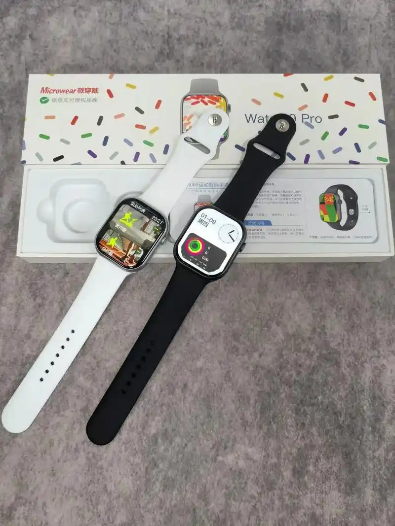 新款顶配方盘智能手表.microwear 微穿戴 新w29p - 抖音