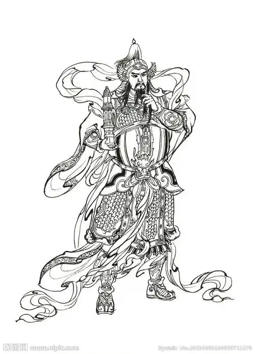 托塔李天王图片