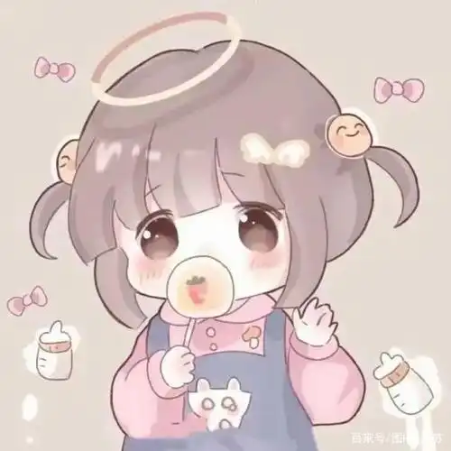 可爱卡通女生头像 像个孩子