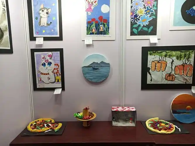 南苑街道诚苑社区周末儿童书画展