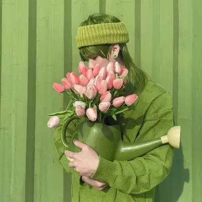 绿色系头像爱与不爱都应坦诚