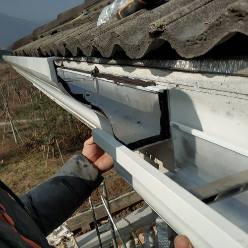 铝合金天沟雨水槽屋檐雨水槽铝合金落水管天沟铝合金檐沟雨水槽 - 泰