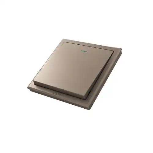 simon西蒙开关插座面板e3系列香槟金色一开双控开关86型面板