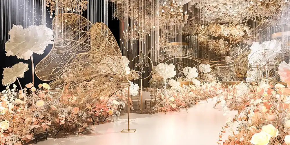 香槟色婚礼|空间|舞台美术|庄阿猫 - 原创作品 - 站酷 (zcool)