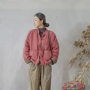 对襟花棉袄图片