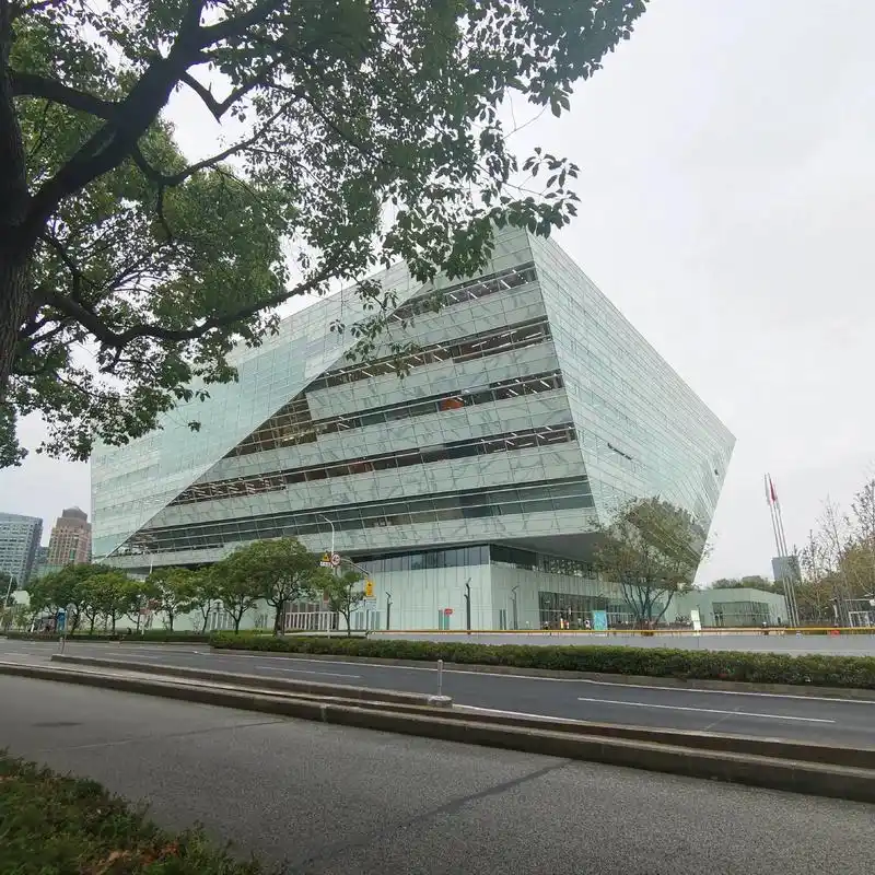 上海图书馆东馆.上海图书馆东馆是中国国内单体建筑面积最大的图 - 抖