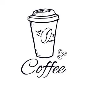 草绘的咖啡咖啡图片