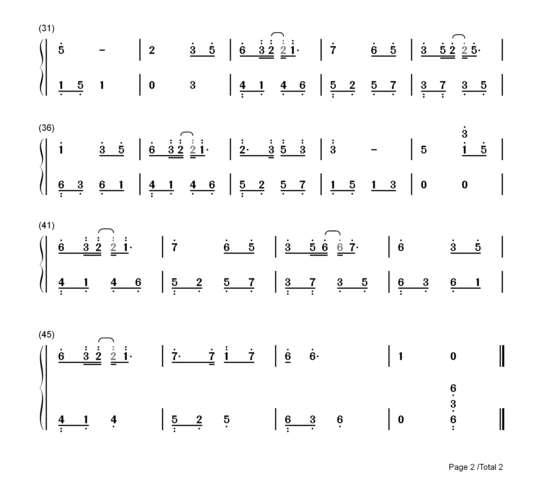 李常超盗墓笔记十年人间钢琴谱