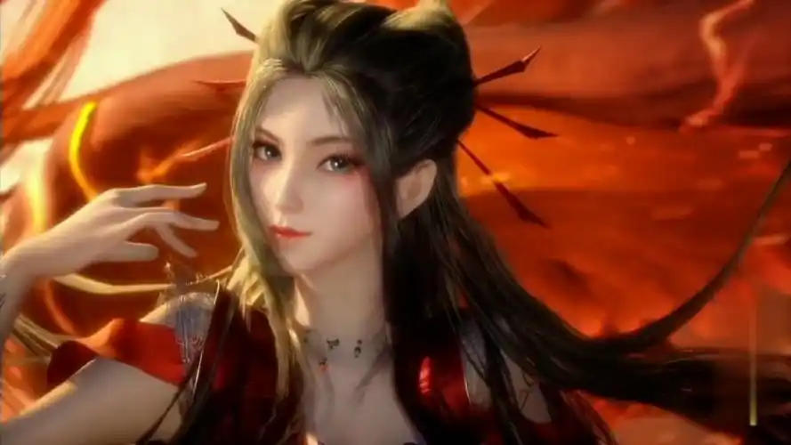 动漫#国漫女神焰灵姬!最美镜头.爱了爱了