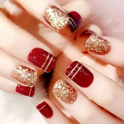 新年美甲怎么选红色系必须有