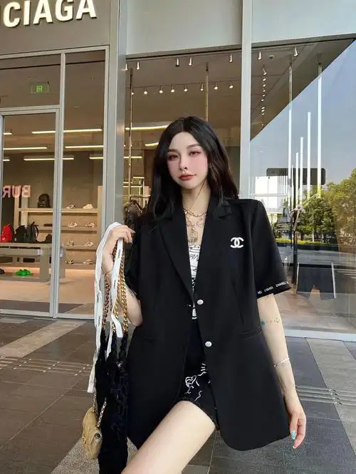 ootd香奈儿西装外套搭配