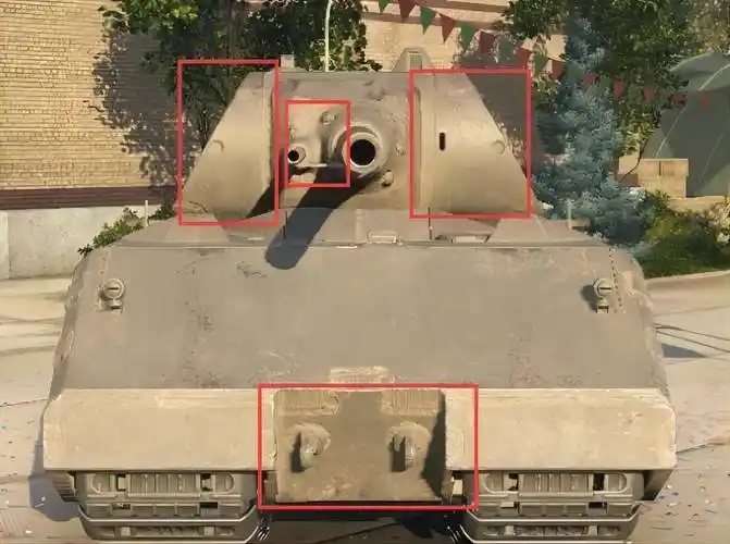 鼠式重坦弱点在哪里