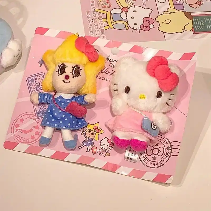 超可爱hellokitty和晴空酱可爱毛绒少女心公仔挂件来了 - 抖音