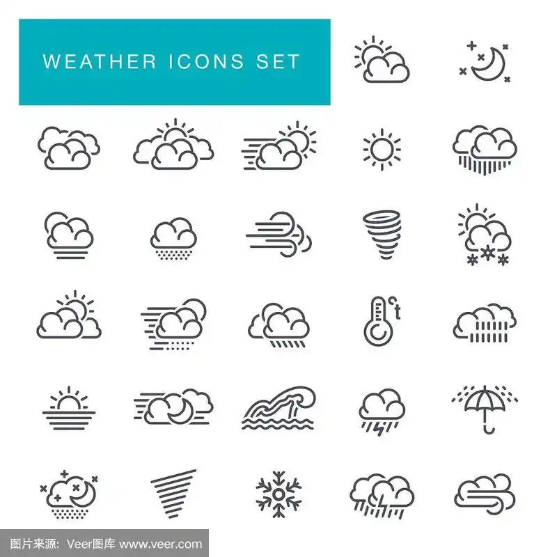 天气,计算机图标,风,符号,矢量