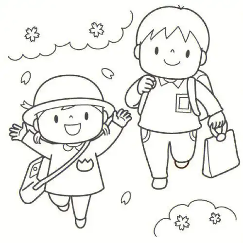 幼儿贴图,可画,可打印#可打印  #上学 #手工  #幼儿绘本  #儿童  插画