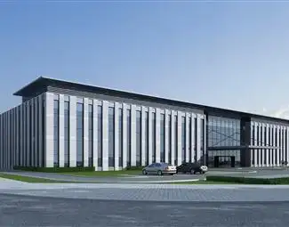 现代厂区办公楼外观3d模型下载-3d溜溜网