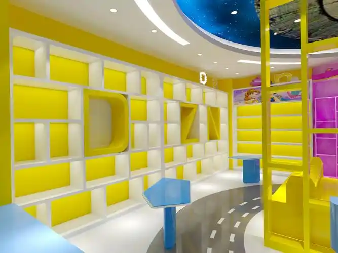 开玩具店装修费用主要是展柜设计,所用材料和整体装修,展柜如果是选择
