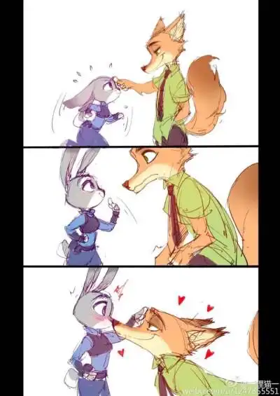 疯狂动物城 狐兔cp