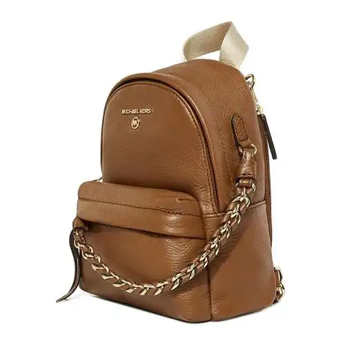 michael kors mk女包 slater系列双肩包背包 深棕色30t0g04b0l