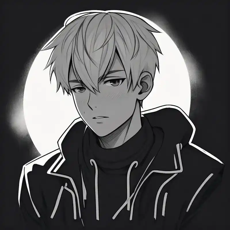 96短发男生头像精选