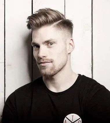 英伦男士卷发背头 2019男士背头发型