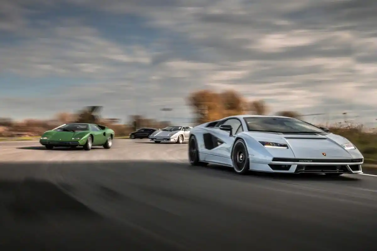 电脑壁纸|3台兰博基尼countach