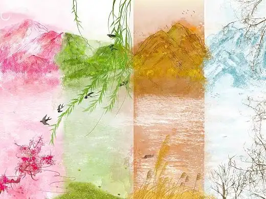 古风场景|四季予你