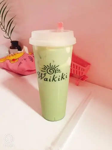 "静冈抹茶奶绿"店里首推,此款产品抹茶清晰和牛奶的浓香,静冈抹茶属于