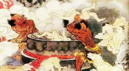 上刀山,下火海,进油锅,磨人台等等酷刑,掌管这些刑具的阴兵,个个长得