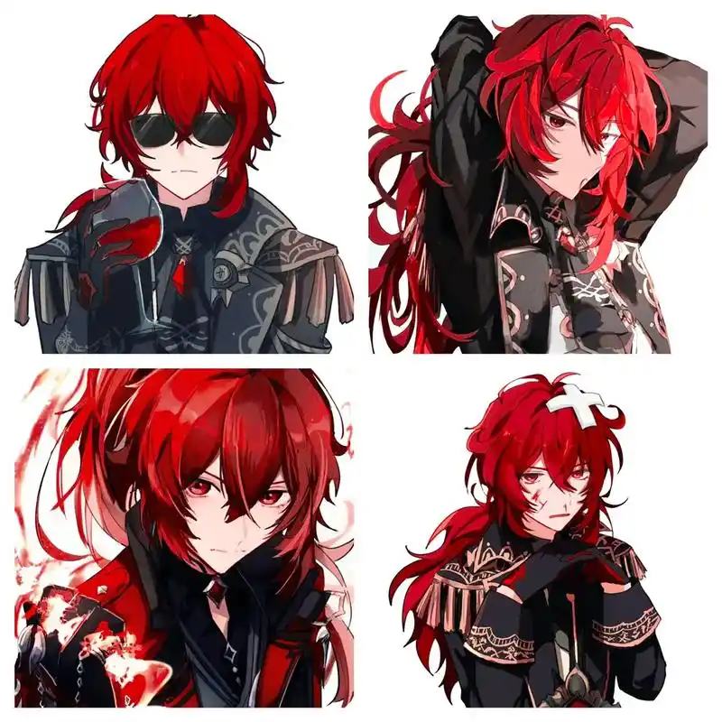 画师:403pa#原神#迪卢克 #动漫男头 #优质头像 - 抖音