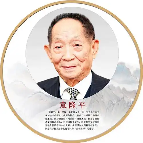 袁隆平尺寸装饰画像人物画人物照片名人领袖钟南山现代装饰画