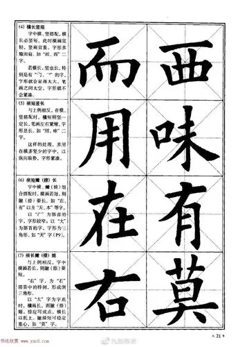 欧阳询楷书字帖这篇笔法详解很实用