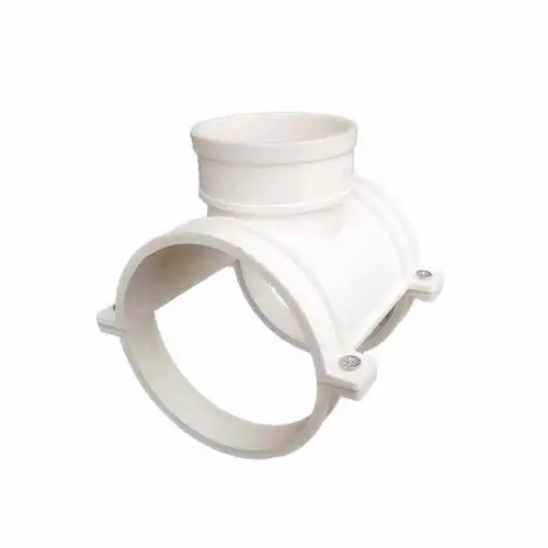 110pvc排水管快速三通抢修三通补漏三通抢修器卡式三通开口三通110x75