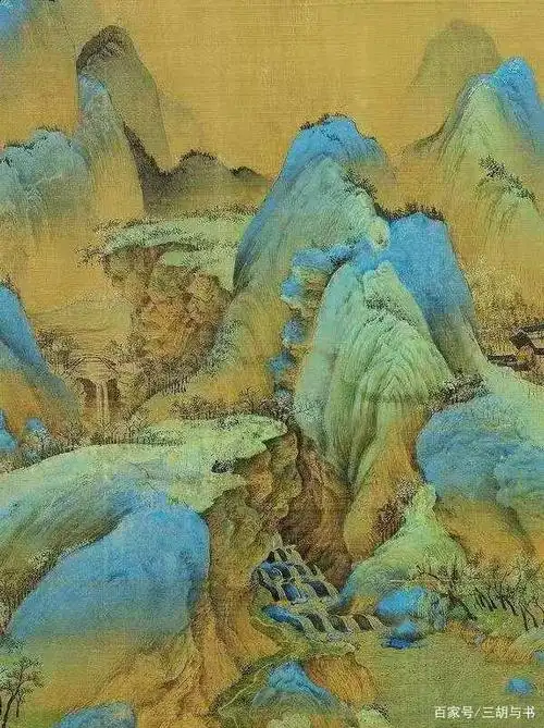 《千里江山图》局部