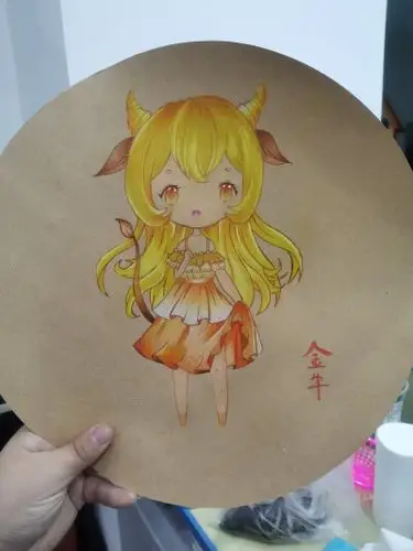 彩铅 星座 金牛座