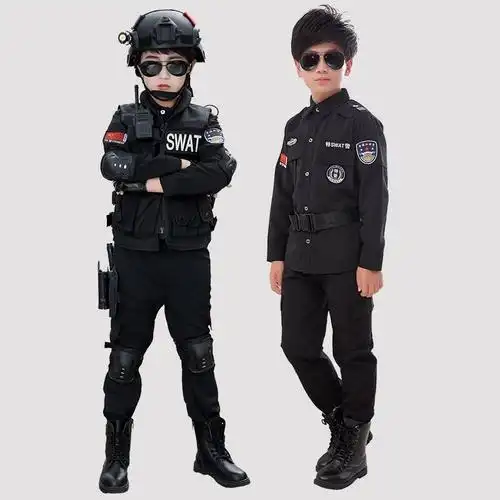 迪士尼disney旗舰特种警察儿童警察衣服小孩子穿的警察