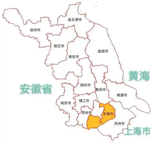 无锡市建成区面积排名,最大是江阴市,最小是梁溪区,了解一下?