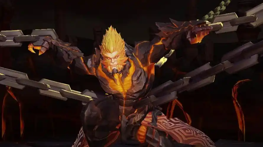 孙悟空地狱火皮肤异常,经过精心修改上线后,游戏中手感超强