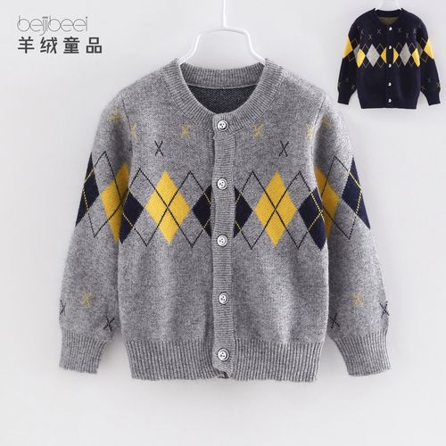儿童羊绒毛衣男童