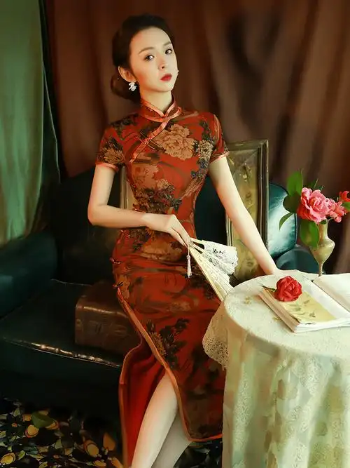 旗袍复古民国老上海少女