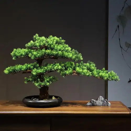 迎客松盆景(迎客松盆景摆家里好吗)