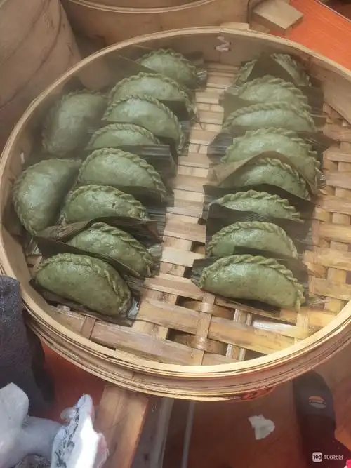 天台人的美食,清明饺